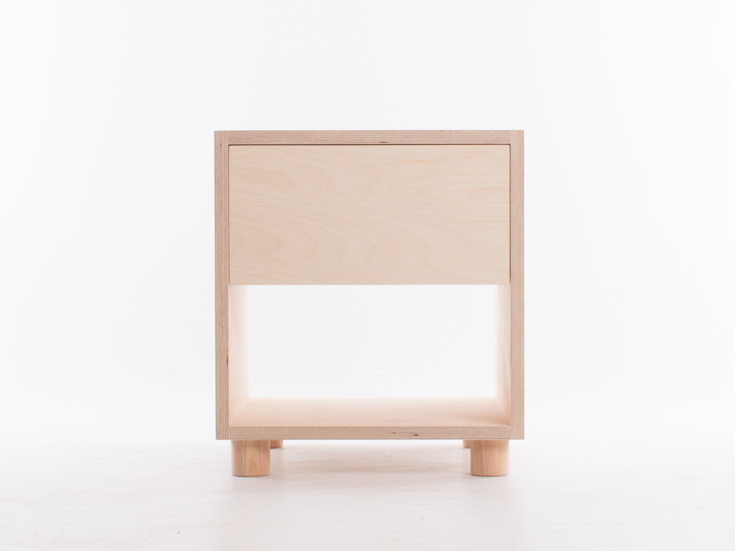 Box Side Table with Drawer