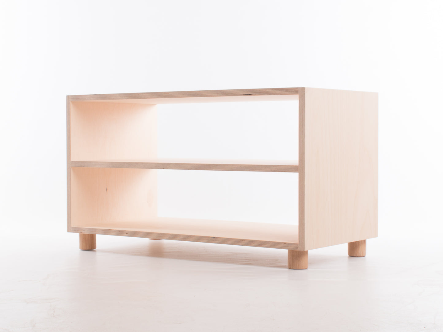 Box Media Unit with Shelf