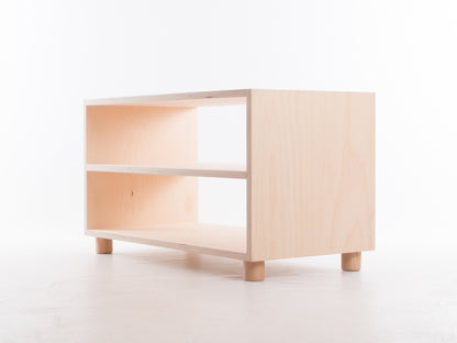 Box Media Unit with Shelf