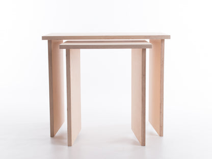 Pair of Nesting Origami Side Tables