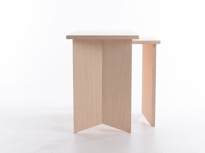 Pair of Nesting Origami Side Tables